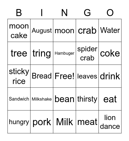 Team : Bingo Card