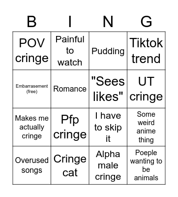 e Bingo Card