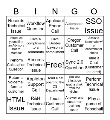 CSS BINGO Card