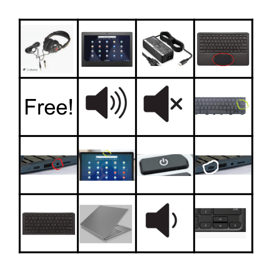 Chromebook BINGO Card
