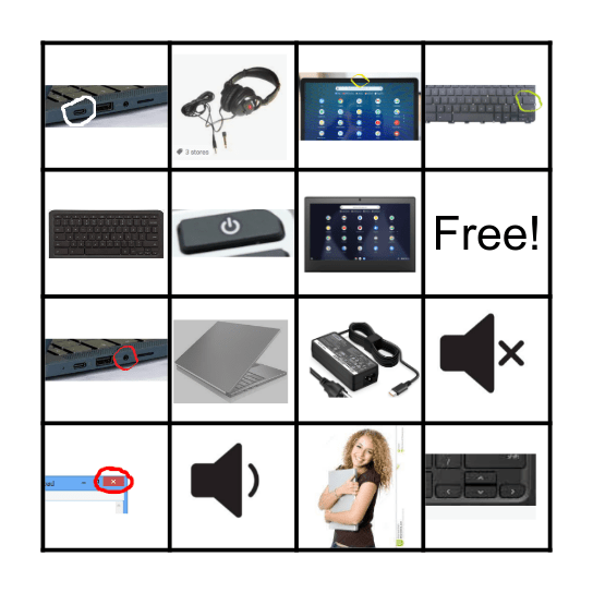 Chromebook Bingo Card