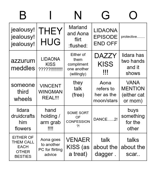 LIDAONA LANTERN NIGHT !! Bingo Card