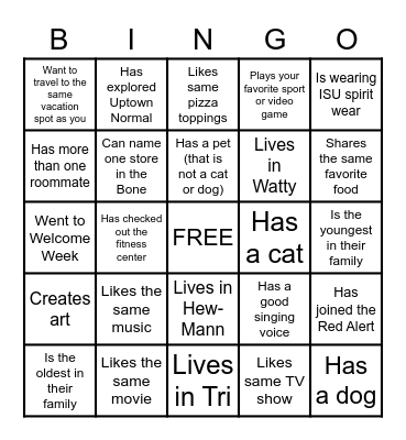 IDS 128 EXTREME BINGO Card