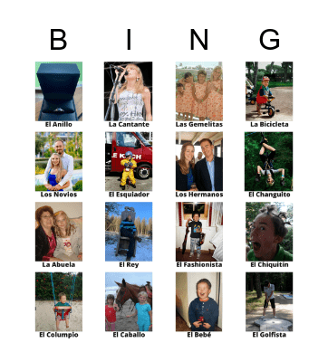 Katja & Kai Wedding Lotería Bingo Card