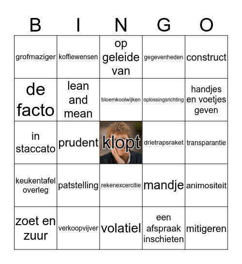 WIF Bingo Card