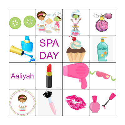 HAPPY BIRTHDAY AALIYAH Bingo Card