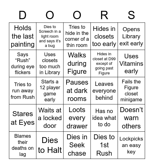 types-of-doors-players-bingo-card