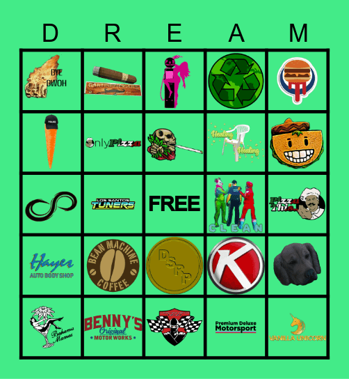 DSRP BINGO Card