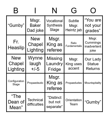 MOUNT SUMMIT 2022 Bingo Card