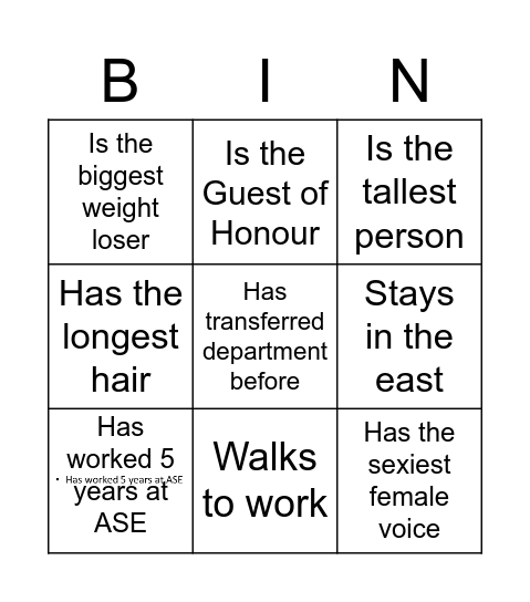 LSA 2022 How well do you know your fellow colleagues? Find someone who... Find a different person for each box Bingo Card