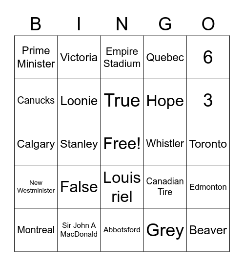 Trivia 5 Aug 22  One Line 2 corners Bingo Card