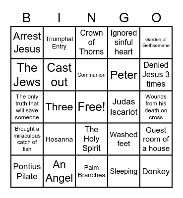 Unit 17 Review Bingo Card