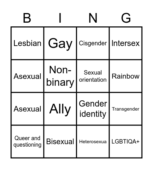 WEAR IT PURPLE DAY Bingo Card