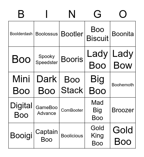 Cobalt Round 1 (Boos) Bingo Card