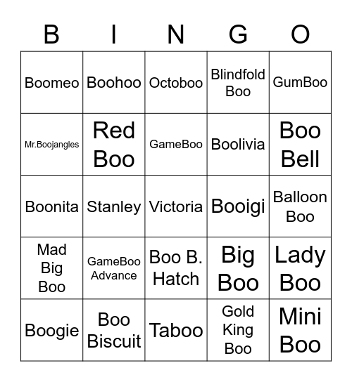 Cobalt Round 2 (Boos) Bingo Card