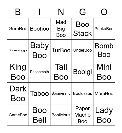 Bas Round 2 (Boos) Bingo Card