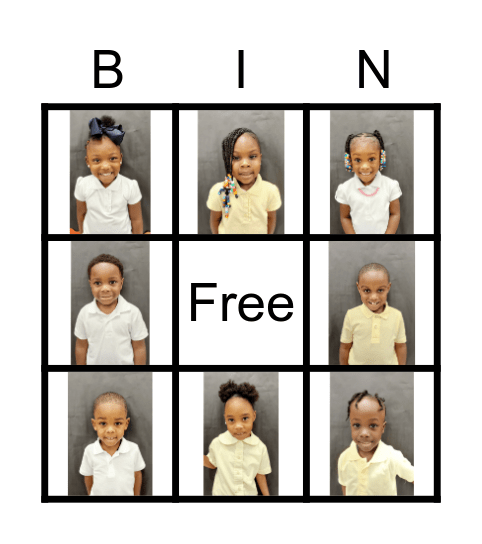 Friend BINGO Card