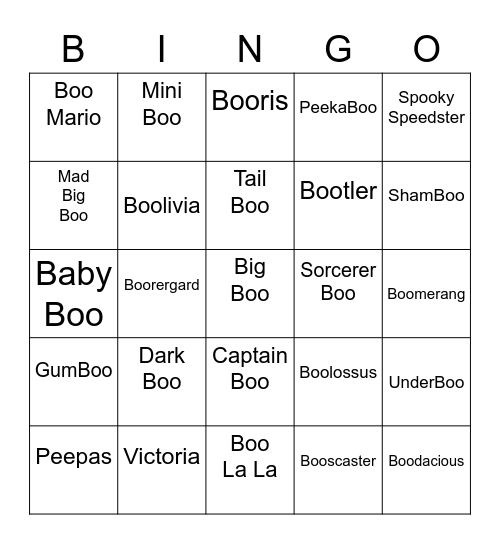 Kurisu Round 2 [Boo's] Bingo Card