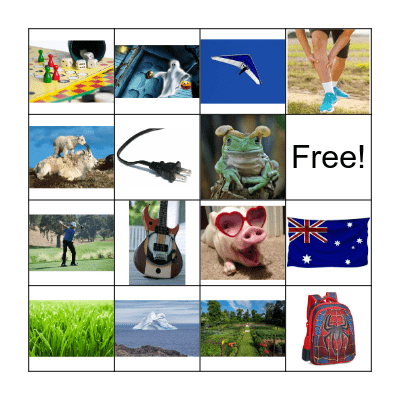 Hard G sound bingo: 3-5 sounds Bingo Card