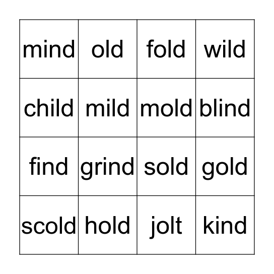 CLOSED EXCEPTION BINGO Card