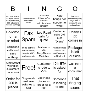 Dolly Parton is a Librarian Bingo Card