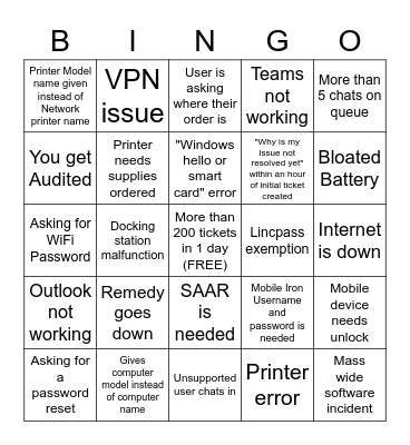 not affiliated with BINGO © ℗®™ Bingo Card