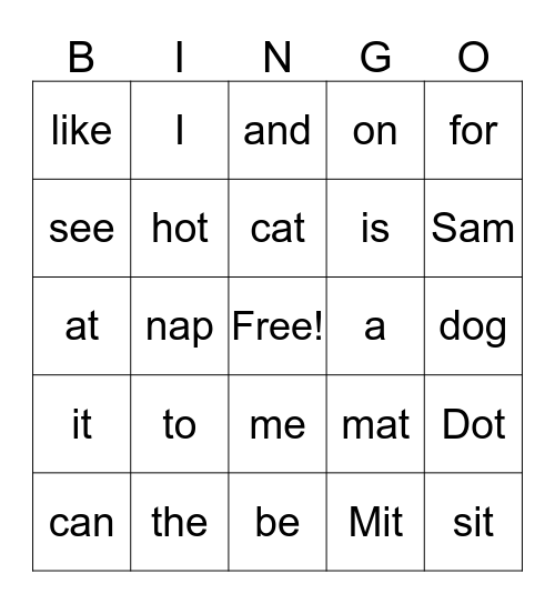 Nathan's Bingo October 6, 2015 Bingo Card