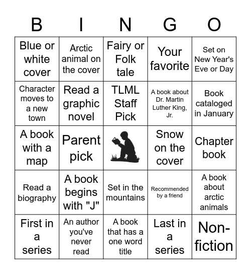 January Book Bingo Card