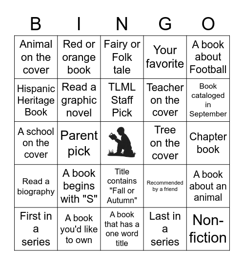 September Book Bingo Card
