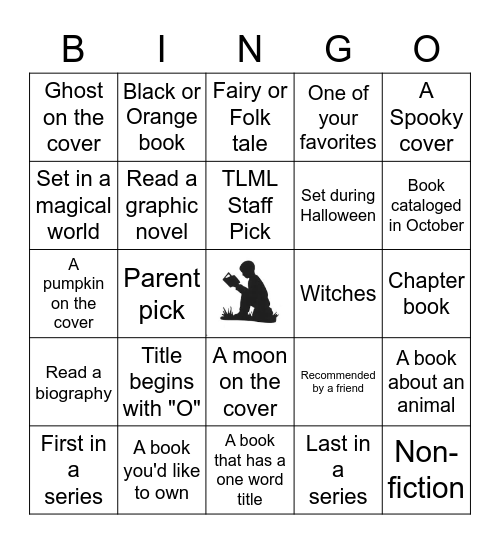 October Book Bingo Card