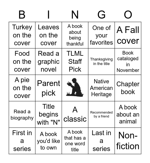 November Book Bingo Card