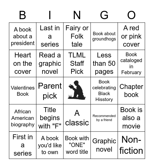 February Book Bingo Card