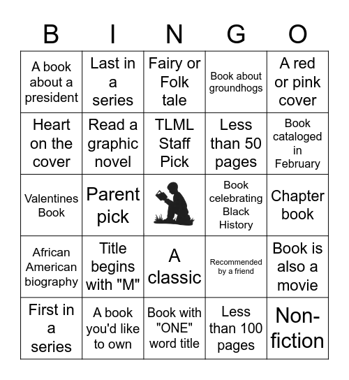 February Book Bingo Card