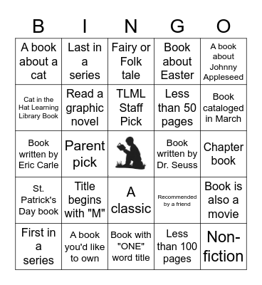 March Book Bingo Card