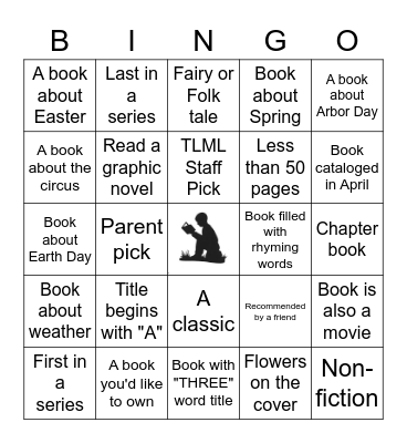 April Book Bingo Card