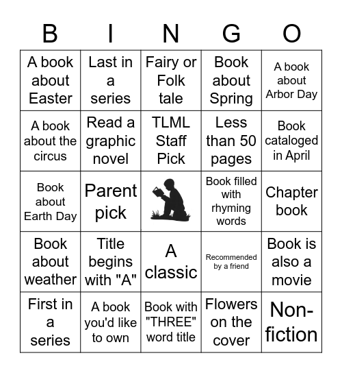 April Book Bingo Card