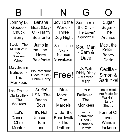 music-bingo-bingo-card