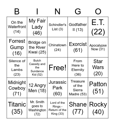 TXEB August Bingo Card