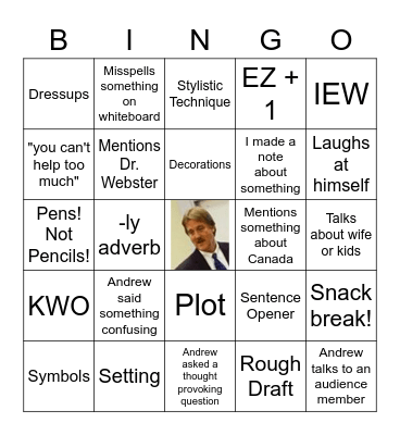 Pudewa Bingo Card