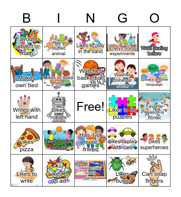 Find Someone Who ... Bingo Card