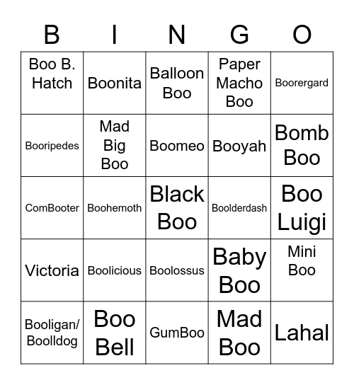 RainBoy's Bingo Card (Round 1) Bingo Card
