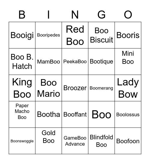 RainBoy's Bingo Card (Round 2) Bingo Card
