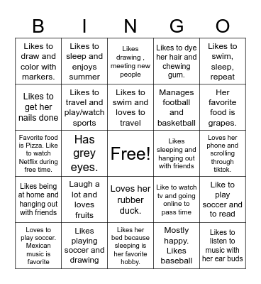 Know your classmates Computer Applications 2 Bingo Card