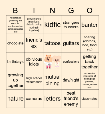 SEUNGSUNG Bingo Card