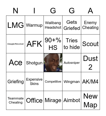 CSGO OVERWATCH Bingo Card