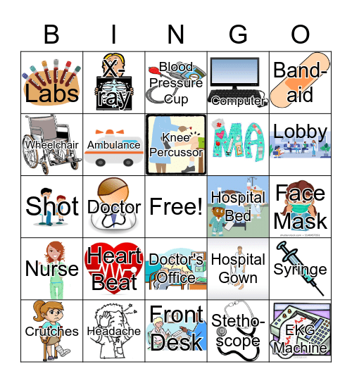 Doctor Bingo Card