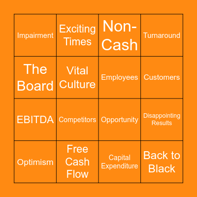 VITAL FY22 BINGO Card