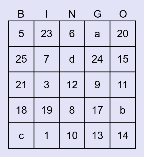 Laura is the Best Bingo Card