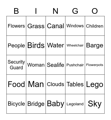 Canal View Bingo Card