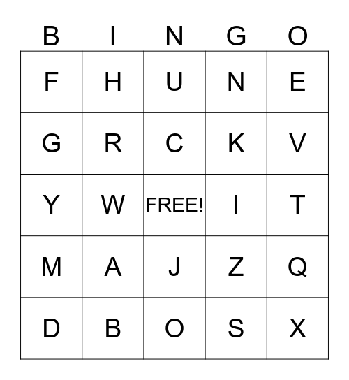 ABC DO YOU SIGN Bingo Card